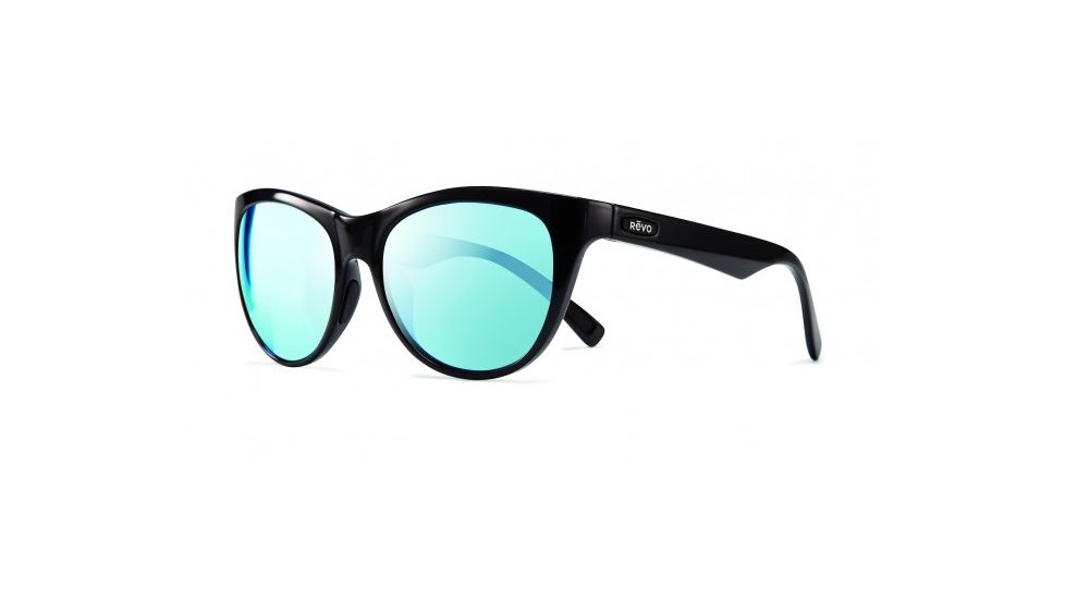 Revo Barclay Single Vision Prescription Sunglasses, Black Frame, Polarized, RE 1037 01 BLSV