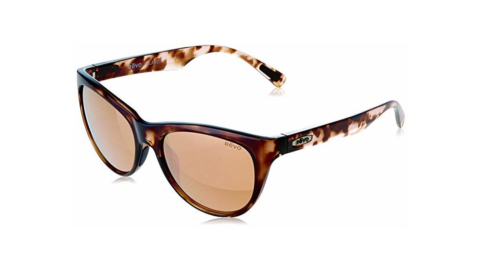 Revo Barclay Single Vision Prescription Sunglasses, Blush Tortoise Frame, Polarized, RE 1037 20 CHSV