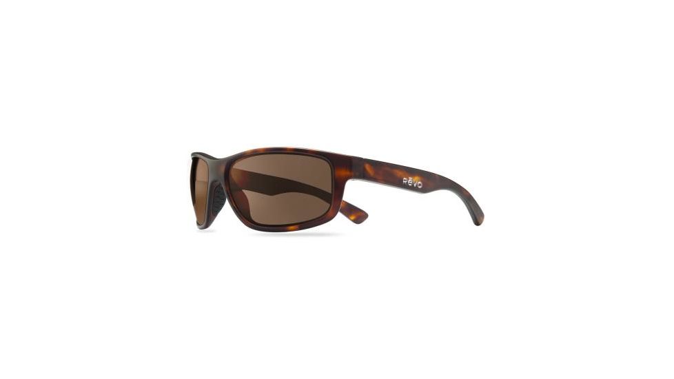 Revo Baseliner Progressive Prescription Sunglasses, Matte Dark Tortoise Frame, Polarized, RE 1006 02 BRPR