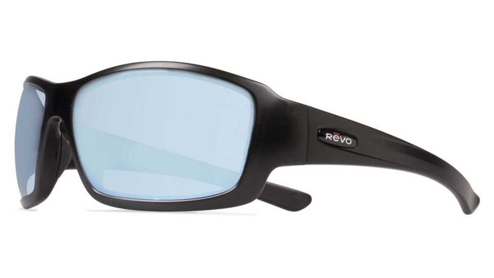 Revo Bearing Sunglasses, Matte Black Frame, Blue Water Lens RE4057-01-BL