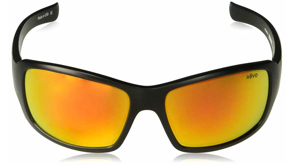Revo Bearing Sunglasses, Matte Black Frame, Solar Orange Lens, Polarized, RE 4057 01 OG