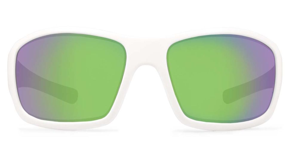 Revo Bearing Sunglasses, Matte White Frame, Green Water Lens RE4057-09-GN