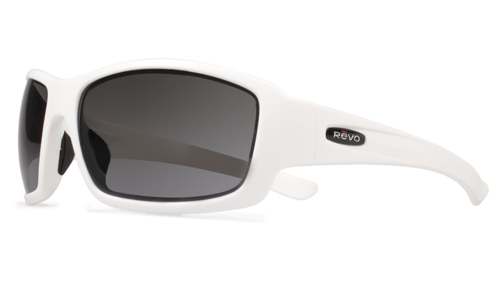 Revo Bearing Sunglasses, Matte White Frame, Graphite Lens RE4057-09-GY