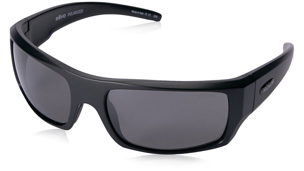 Revo Canyon Sunglasses, Matte Black Frame, Graphite Lens, Polarized, RE 5008X 01 GY