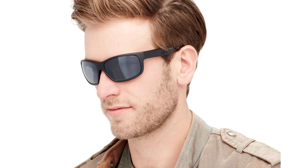 Revo Caper Sunglasses - Men's, Matte Black Frame, Blue Water Lens, Medium, RE 1092 01 BL