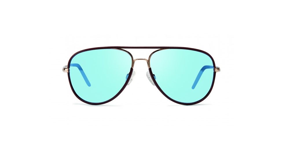 Revo Carlisle Sunglasses, Gold Frame, Blue Water Lens, Polarized, RE 1030 04 GBL