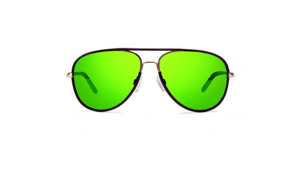 Revo Carlisle Sunglasses, Gold Frame, Green Water Lens, Polarized, RE 1030 04 GGN
