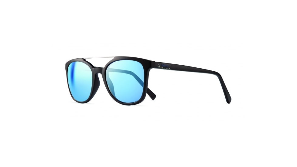 Revo Clayton Progressive Prescription Sunglasses, Matte Black/Blue Frame, Polarized, RE 1040 21 BLPR