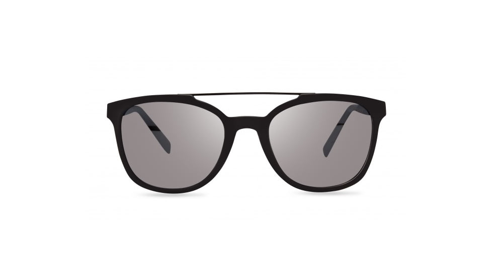 Revo Clayton Progressive Prescription Sunglasses, Matte Black/Crystal Frame, Polarized, RE 1040 11 GGYPR
