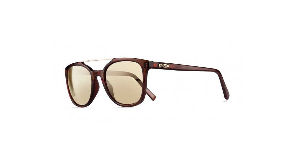 Revo Clayton Progressive Prescription Sunglasses, Brown Frame, Polarized, RE 1040 02 CHPR