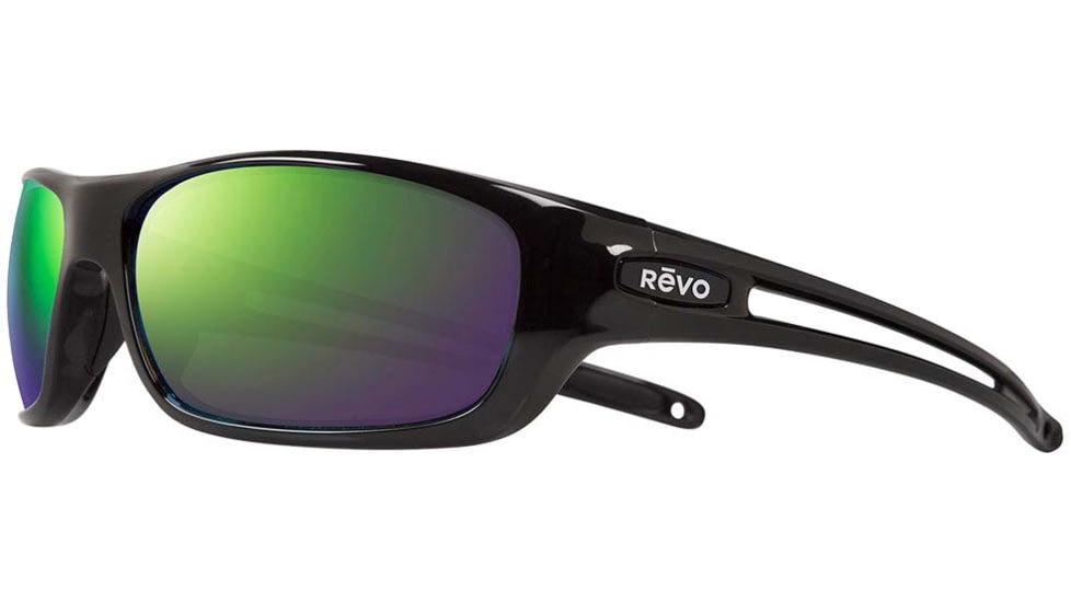 Revo Coast Sunglasses - Mens, Matte Black/Evergreen, Medium, RE 1185N 01 GN