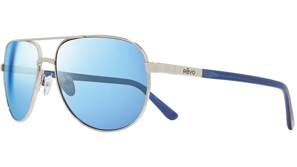 Revo Conrad Sunglasses - Mens, Chrome/Blue Water, Medium, RE 1106 03 BL