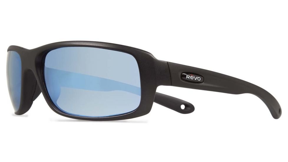 Revo Converge Sunglasses, Matte Black Frame, Blue Water Lens RE4064-02