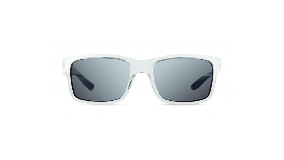 Revo Crawler Sunglasses, Clear Crystal Frame, Graphite Lens, Polarized, RE 1027 09 GY