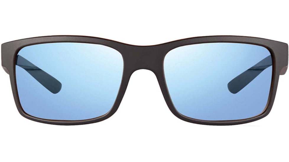 Revo Crawler XL Sunglasses, Matte Black Frame, Blue Water Lens, Large, RE 1071XL 01 BL