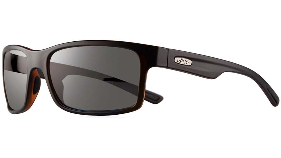 Revo Crawler XL Sunglasses, Matte Black/Graphite, Large, RE 1071XL 01 GY
