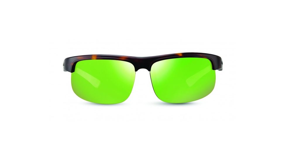 Revo Cusp C Single Vision Prescription Sunglasses, Matte Tortoise Frame, Polarized, RE 1024 02 GNSV