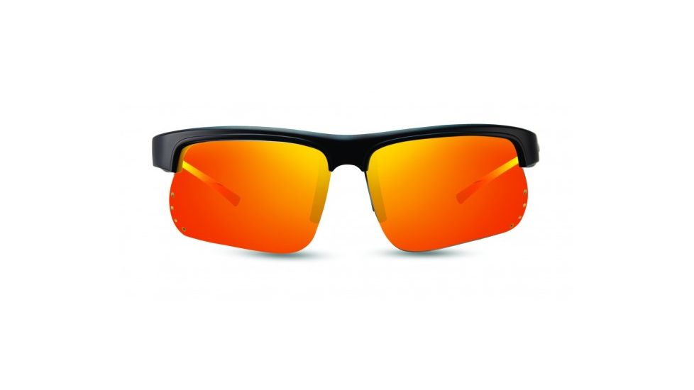 Revo Cusp S Single Vision Prescription Sunglasses, Matte Black Frame, Polarized, RE 1025 01 OGSV