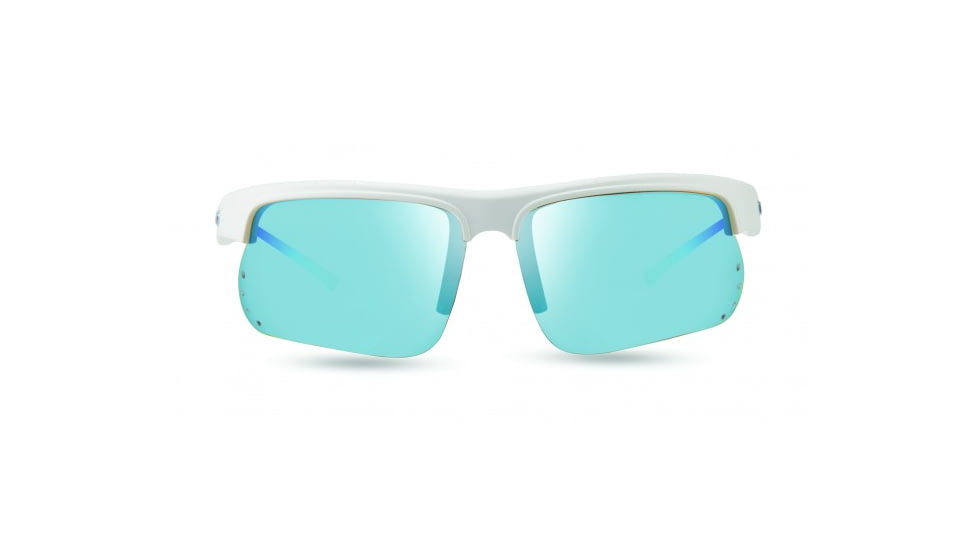 Revo Cusp S Single Vision Prescription Sunglasses, White Frame, Polarized, RE 1025 09 BLSV