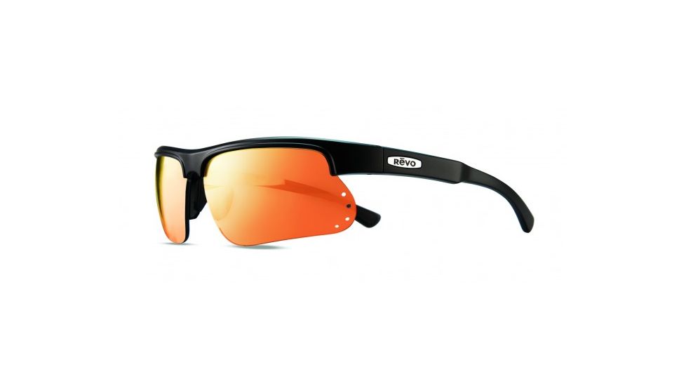 Revo Cusp S Single Vision Prescription Sunglasses, Matte Black Frame, Polarized, RE 1025 01 OGSV