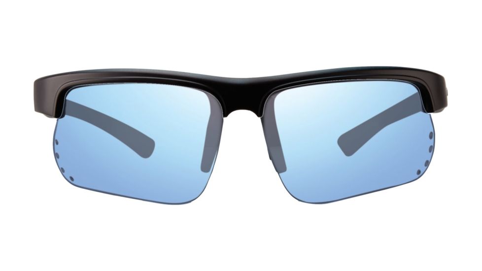 Revo Cusp S Single Vision Prescription Sunglasses, Black Frame, Polarized, RE 1025 01 BLSV