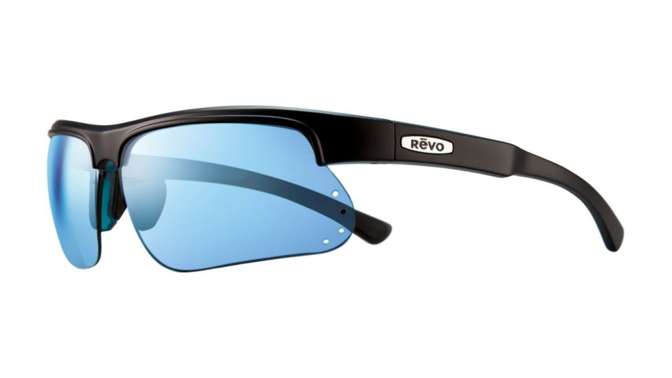 Revo Cusp S Single Vision Prescription Sunglasses, Black Frame, Polarized, RE 1025 01 BLSV