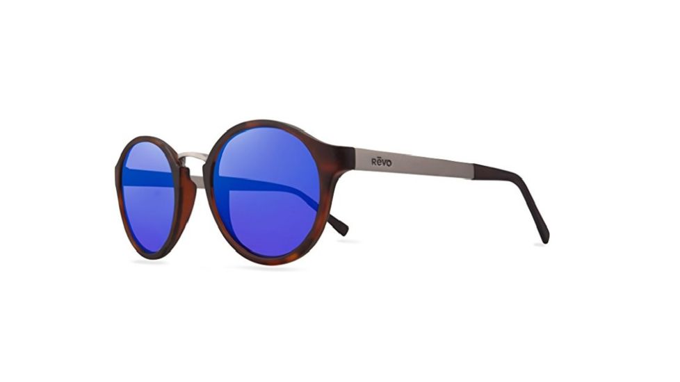 Revo Dalton Single Vision Prescription Sunglasses, Matte Tortoise Frame, Polarized, RE 1043 12 GBHSV