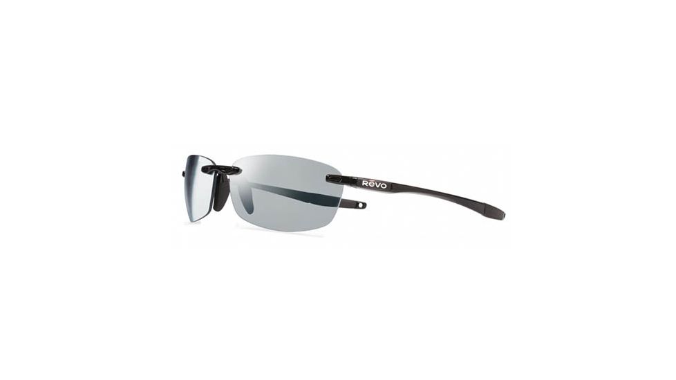 Revo Descend E Asian Fit Sunglasses, Black Frame, Stealth Lens, Polarized, RE 4060GF 01 ST