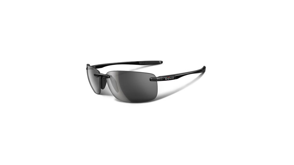 Revo Descend N Polished Black Nylon Frame, Graphite Lens Sunglasses - RE4059-01