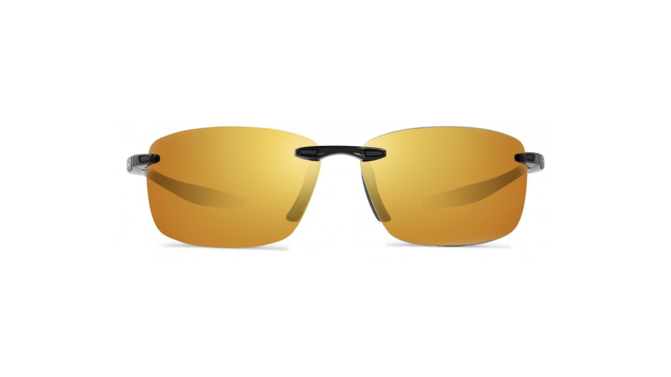 Revo Descend N Sunglasses, Black Frame, Solar Orange Lens, Polarized, RE 4059 01 OG