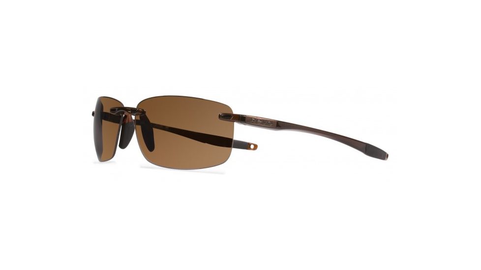 Revo Descend N Sunglasses, Crystal Brown Frame, Terra Lens, Polarized, RE 4059 02 BR