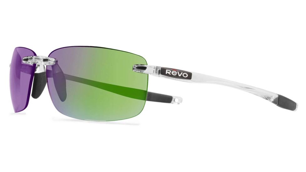 Revo Descend N Sunglasses, Crystal Frame, Green Water Lens RE4059-09-GN