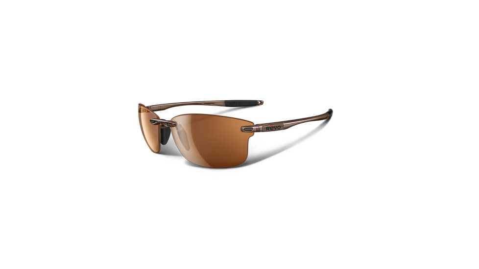 Revo Descend S Crystal Brown Nylon Frame, Bronze Lens Sunglasses - RE4068-02