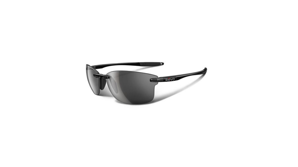 Revo Descend S Polished Black Nylon Frame, Graphite Lens Sunglasses - RE4068-01