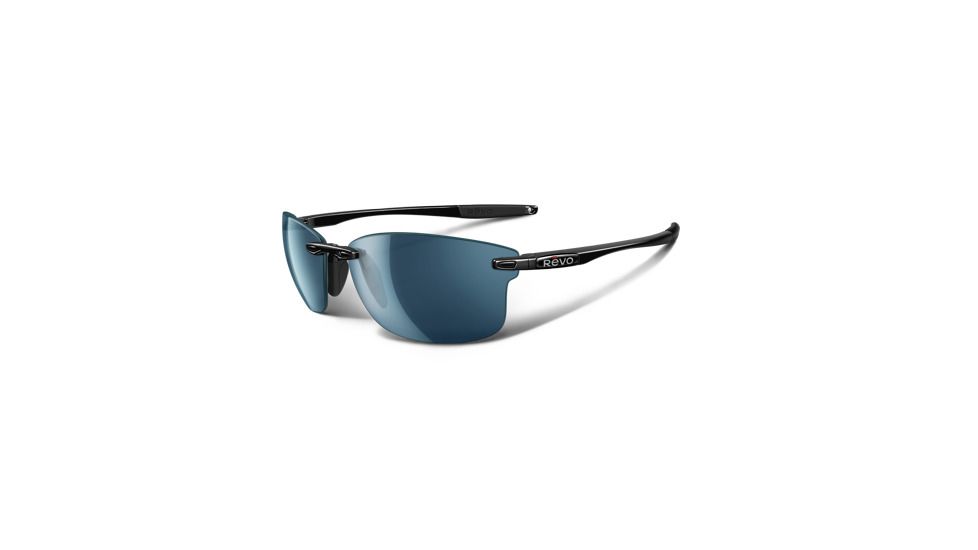 Revo Descend S Polished Black Nylon Frame, Water Lens Sunglasses - RE4068-03
