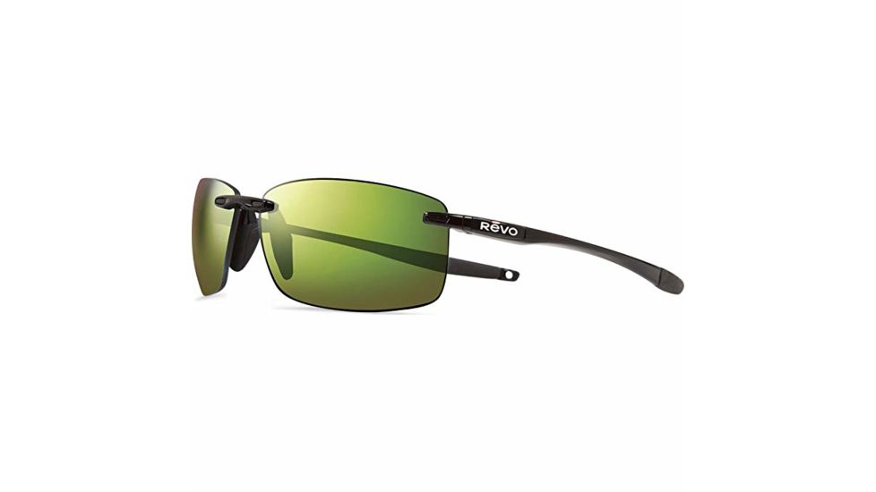 Revo Descend Xl Sunglasses, Black Frame, Green Water Lens, Polarized, RE 1070XL 01 GN