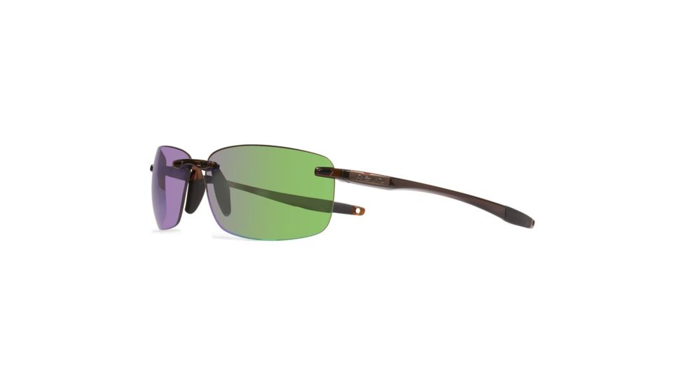 Revo Descend Xl Sunglasses, Crystal Brown Frame, Green Water Lens, Polarized, RE 1070XL 02 GN