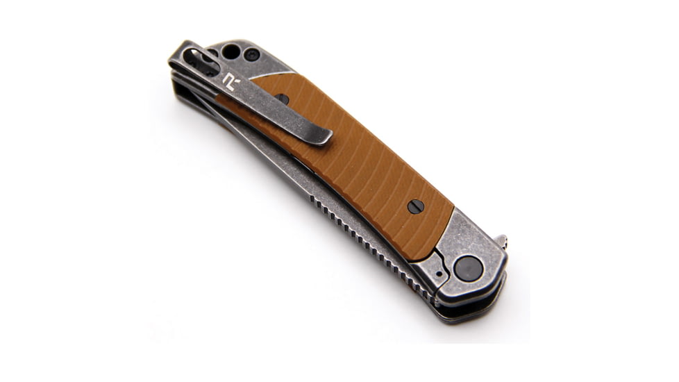 Revo Duo Linerlock Drop Point Brown