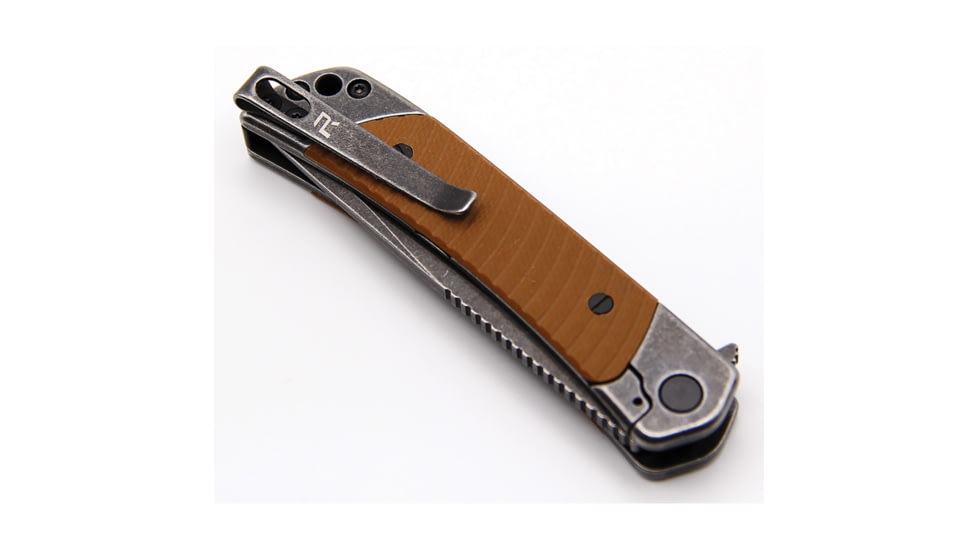 Revo Duo Linerlock Tanto Brown