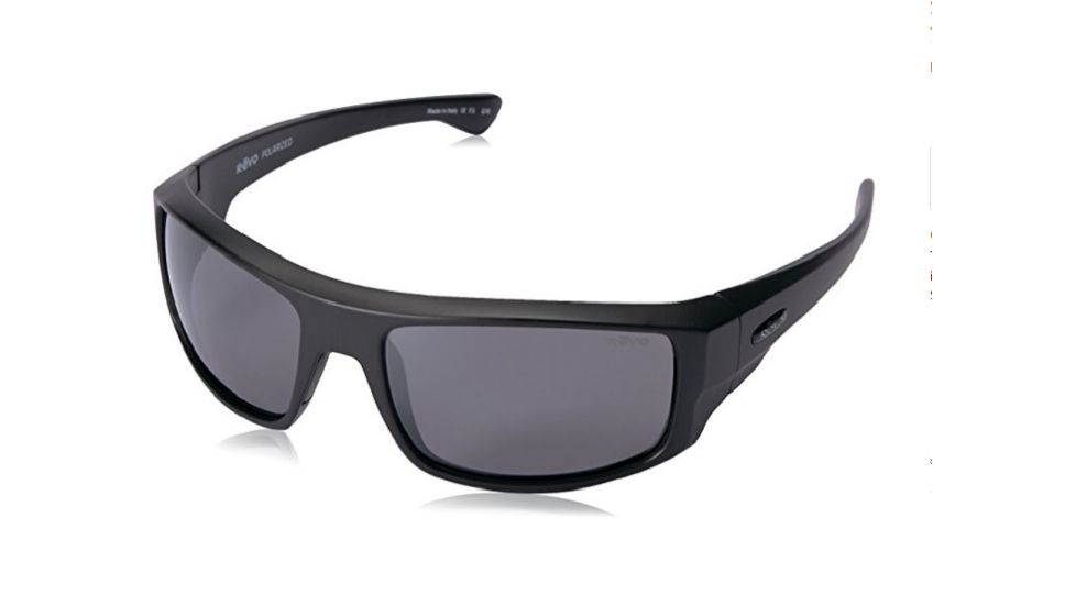 Revo Dash Single Vision Prescription Sunglasses, Matte Black Frame, Polarized, RE 5006X 01 GYSV