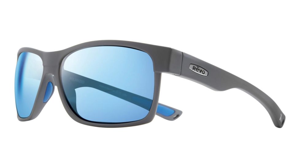 Revo Espen Progressive Prescription Sunglasses, Crystal Grey Frame, Polarized, RE 1097 00 BLPR