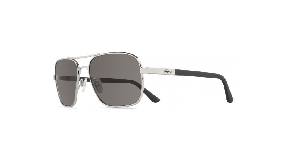 Revo Freeman Progressive Prescription Sunglasses, Chrome Frame, Polarized, RE 1012 03 GYPR