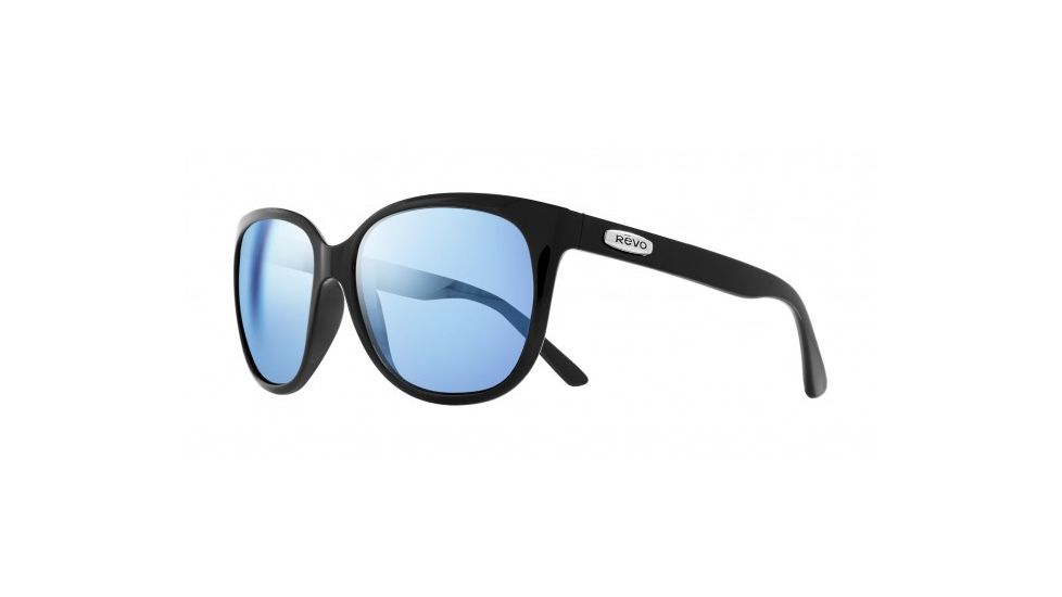 Revo Grand Classic Sunglasses, Black Frame, Blue Water Lens, Polarized, RE 4051 01 BL