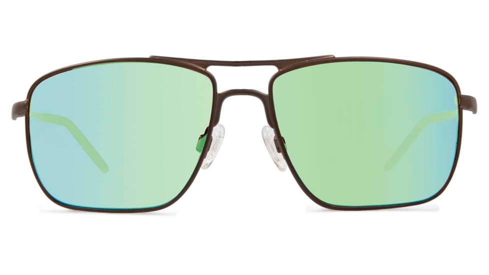Revo GroundSpeed Sunglasses, Brown Frame, Green Water Lens RE3089-03-GN