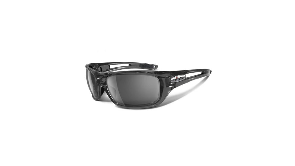 Revo Guide Grey Smoke Nylon Frame, Graphite Lens Sunglasses - RE4054-05