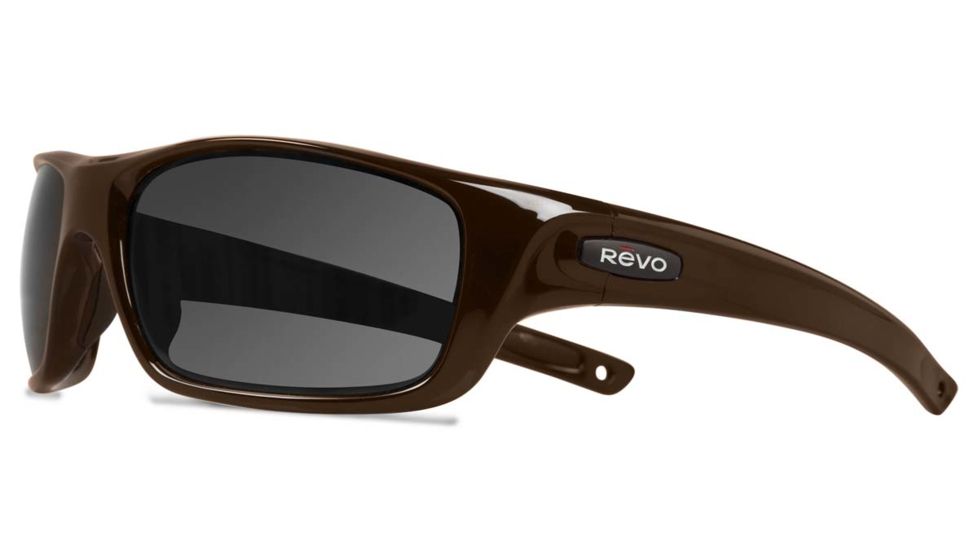 Revo Guide II Sunglasses, Brown Frame, Graphite Lens RE4073-02-GY