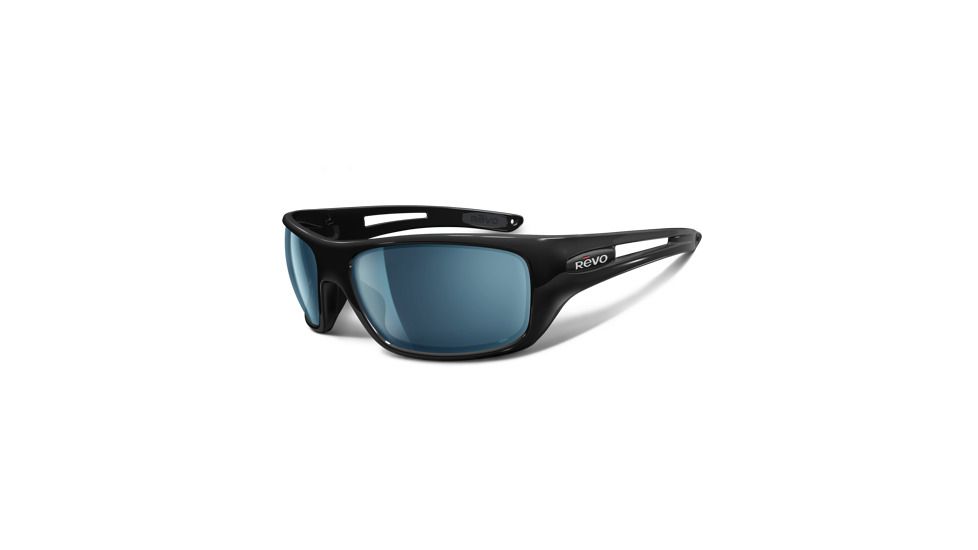 Revo Guide Polished Black Nylon Frame, Water Lens Sunglasses - RE4054-01