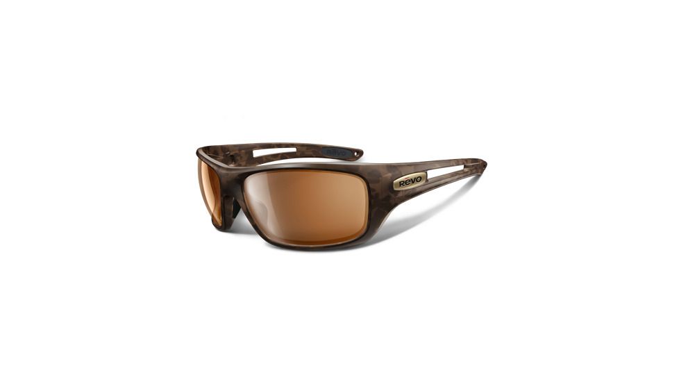 Revo Guide Tortoise Nylon Frame, Bronze Lens Sunglasses - RE4054-04