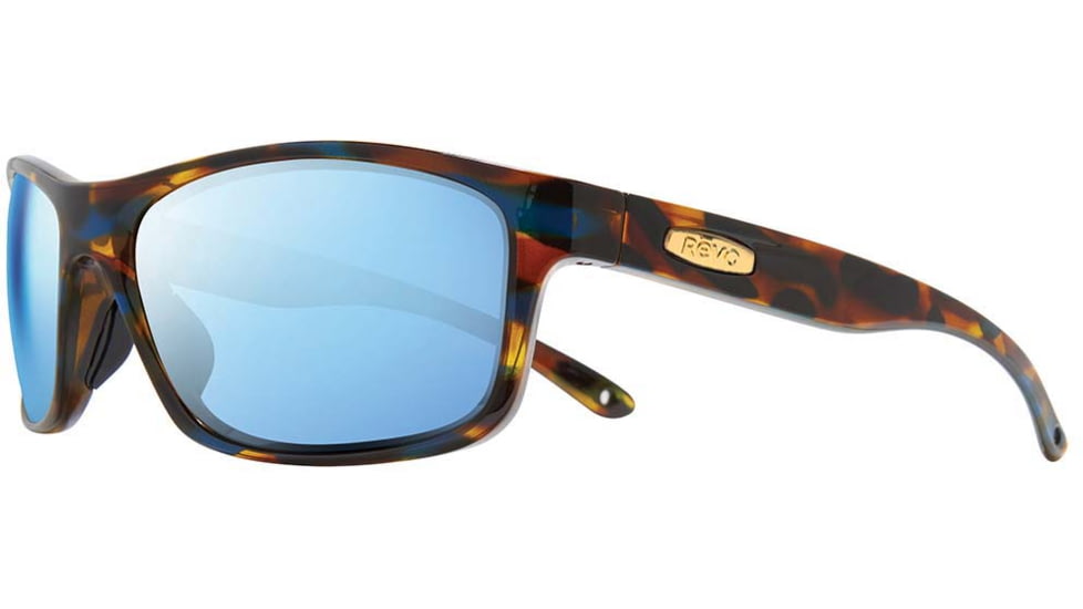 Revo Harness 24K Sunglasses, Tortoise Blue Frame, Blue Water Photo Lens, Medium, RE 1199 22 BLP