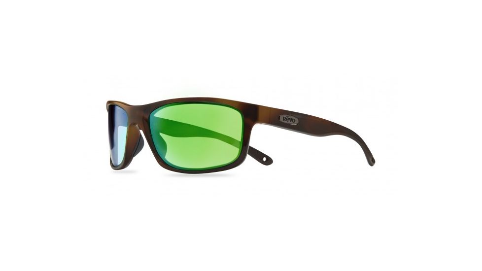 Revo Harness Sunglasses, Dark Tortoise Frame, Green Water Lens, Polarized, RE 4071 02 GN